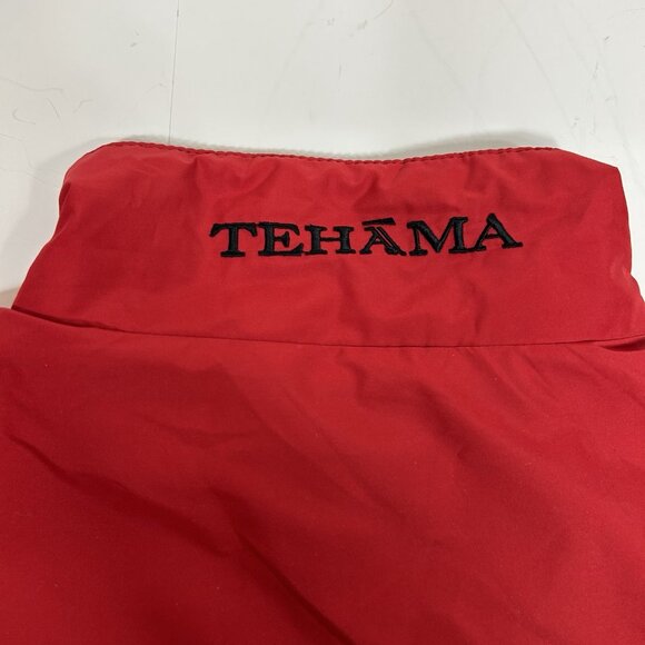 Tehama Nancy Haley Women Jacket Red Black Full Zip Embroidered Cessna Lined XL - Picture 10 of 10